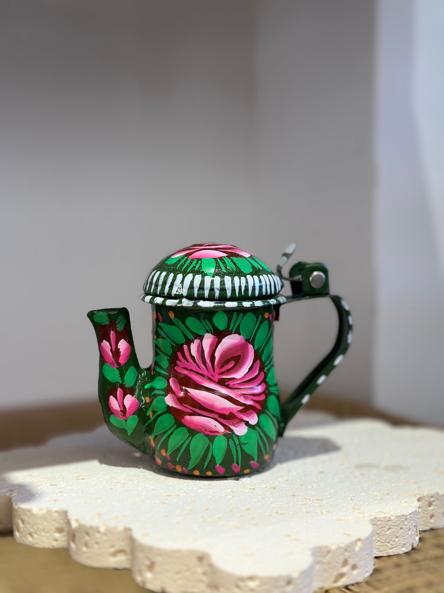 Handmade Chainak - Cutting Chai Truck Art Kettle Candle