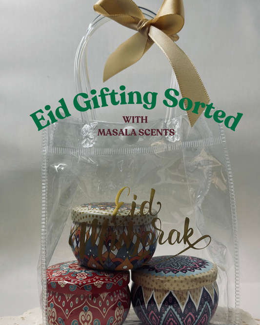 Eid Mubarak Candles + Giftbag